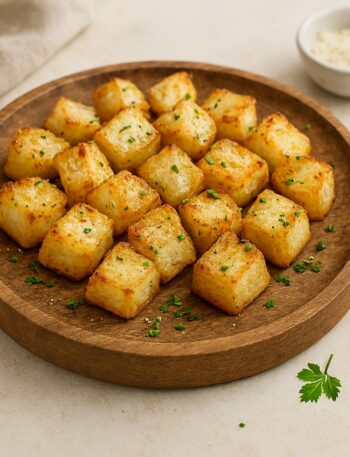 Pečené ružičky kalerábu z teplovzdušnej fritéz