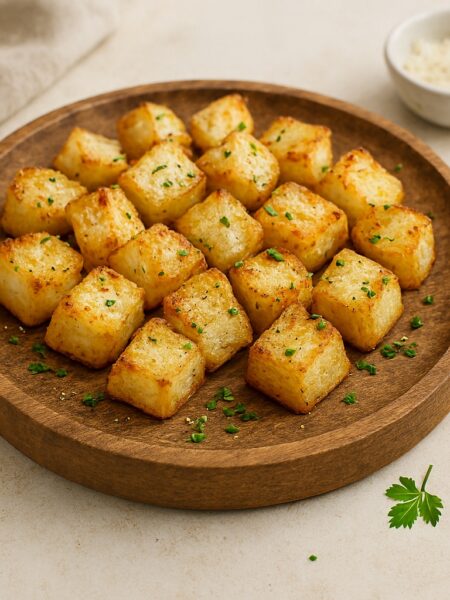 Pečené ružičky kalerábu z teplovzdušnej fritéz