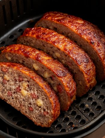 Sekaná so špekom a syrom z teplovzdušnej fritézy