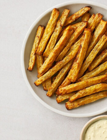 Zelerové hranolky z teplovzdušnej fritézy
