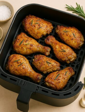 Šťavnaté kuracie stehná s rozmarínom v teplovzdušnej fritéze