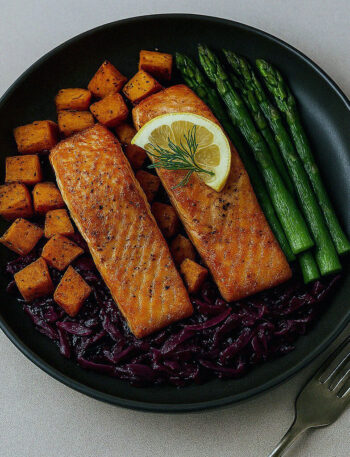 losos v teplovzdusnej friteze