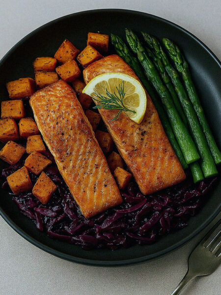 losos v teplovzdusnej friteze