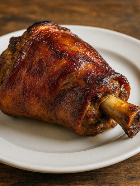 pecene koleno v teplovzdusnej friteze