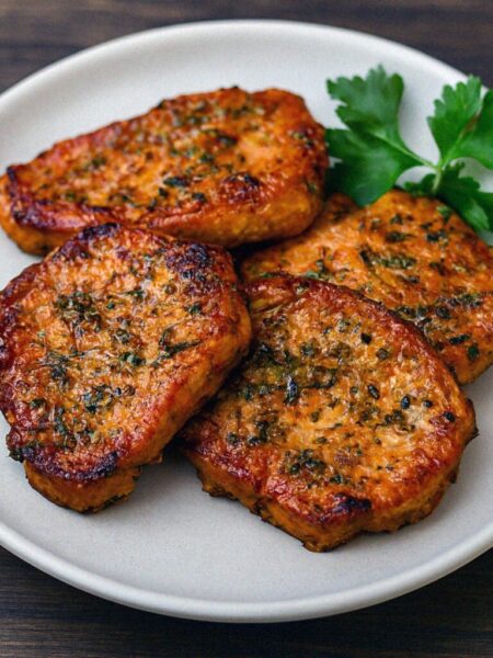 bravcova kotleta s cesnakovym masolom