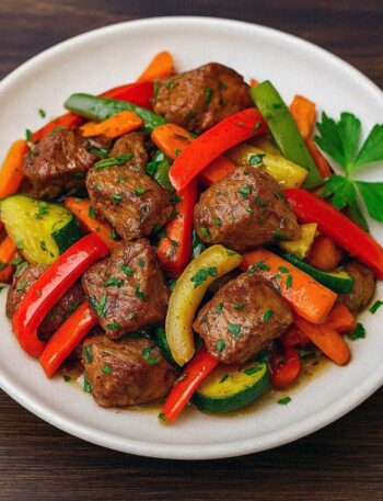 hovadze sote so zeleninou