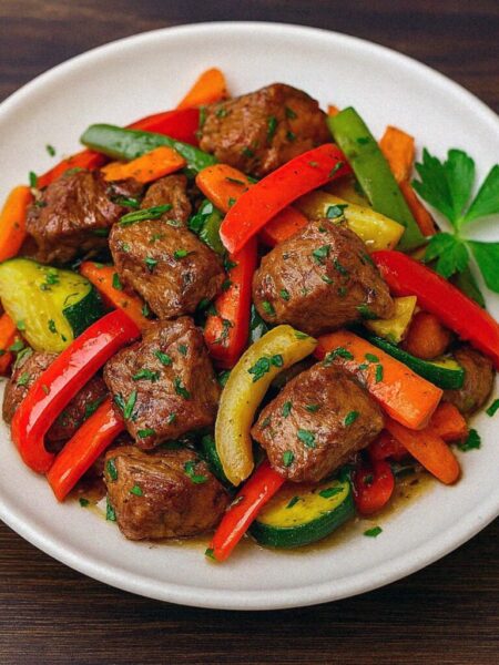 hovadze sote so zeleninou