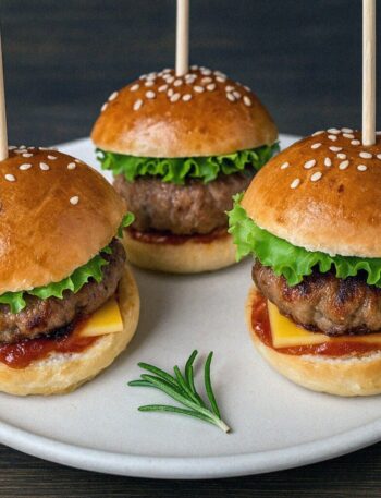 hovadzie mini burgre