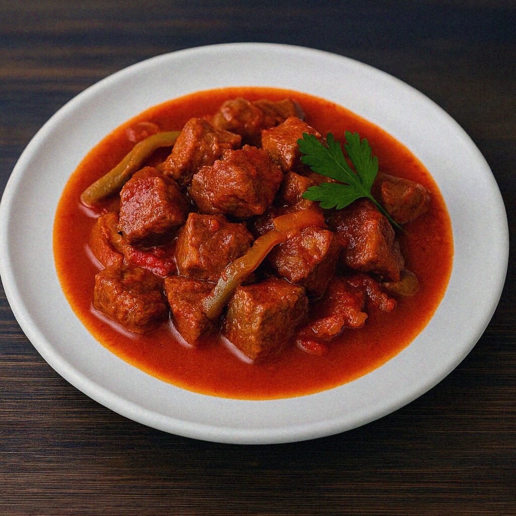 hovadzie maso so sladkou paprikou