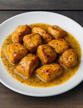 Kuracie kúsky s horčicovou glazúrou v teplovzdušnej fritéze / rúre