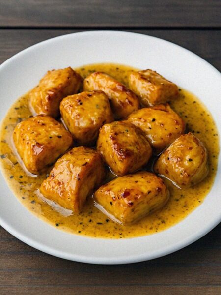 Kuracie kúsky s horčicovou glazúrou v teplovzdušnej fritéze / rúre