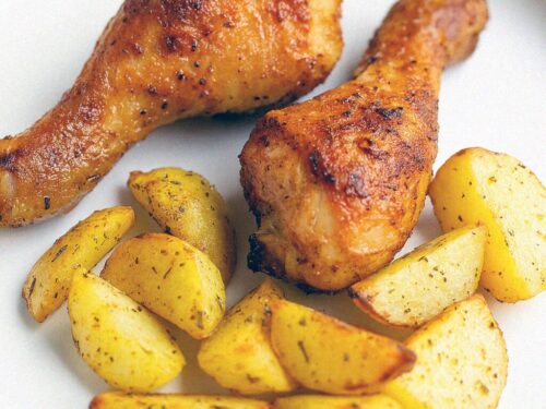 kuracie stehna so zemiakmi