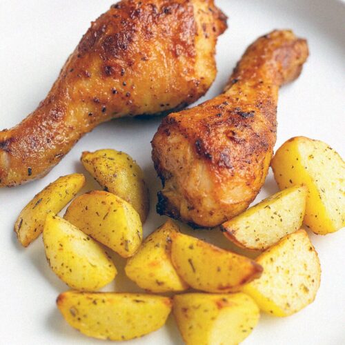 kuracie stehna so zemiakmi