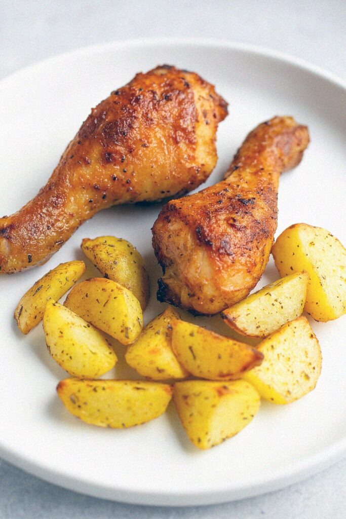 kuracie stehna so zemiakmi