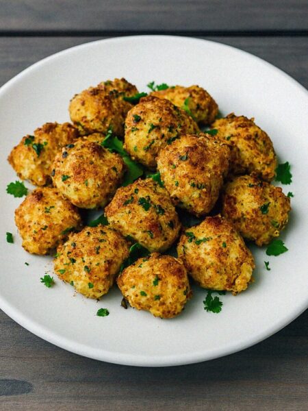 kuracie kusky s bylinkami a syrom v teplovzdusnej friteze/rure