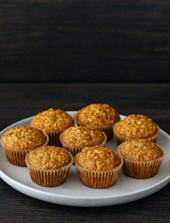 Ovsené muffiny v teplovzdušnej fritéze / rúre