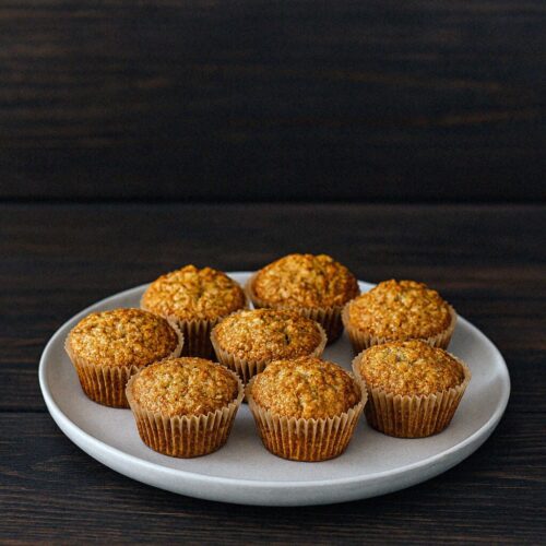 Ovsené muffiny v teplovzdušnej fritéze / rúre