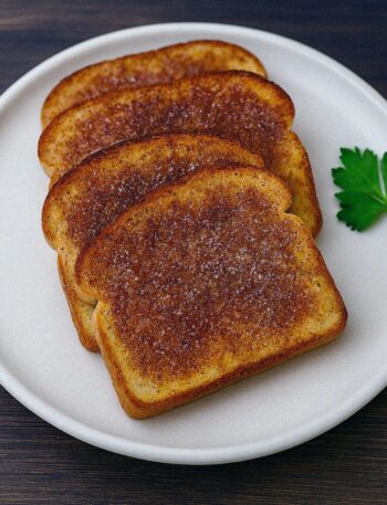 Škoricové toasty v teplovzdušnej fritéze / rúre