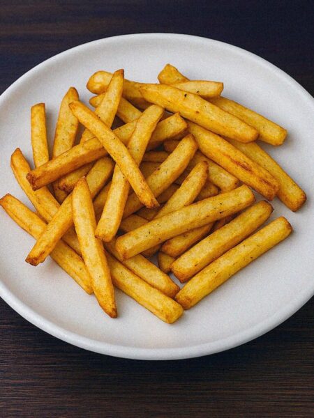 Zemiakové hranolky v teplovzdušnej fritéze / rúre