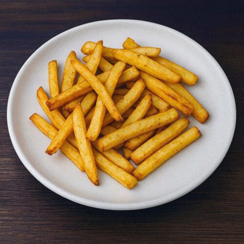 Zemiakové hranolky v teplovzdušnej fritéze / rúre