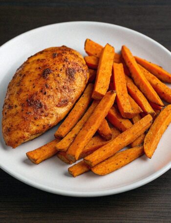 Morčacie prsia s batatmi v teplovzdušnej fritéze / rúre