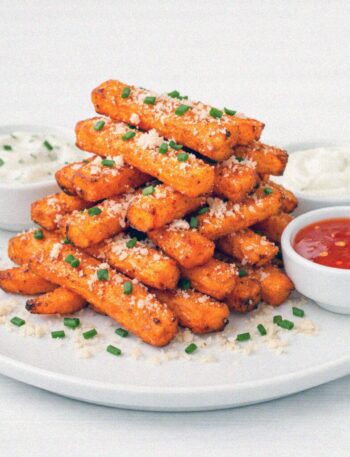 cesnakovo‑parmezánová mrkva
