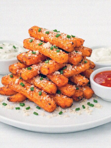 cesnakovo‑parmezánová mrkva