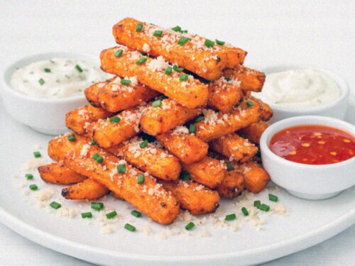cesnakovo‑parmezánová mrkva