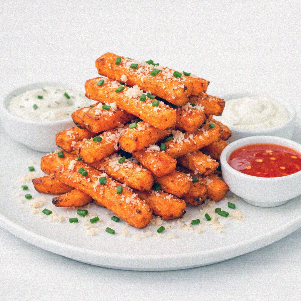 cesnakovo‑parmezánová mrkva