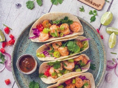 Tacos s krevetami