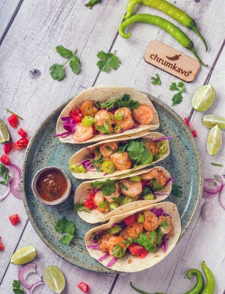Tacos s krevetami